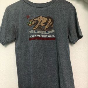 gray vans t-shirt